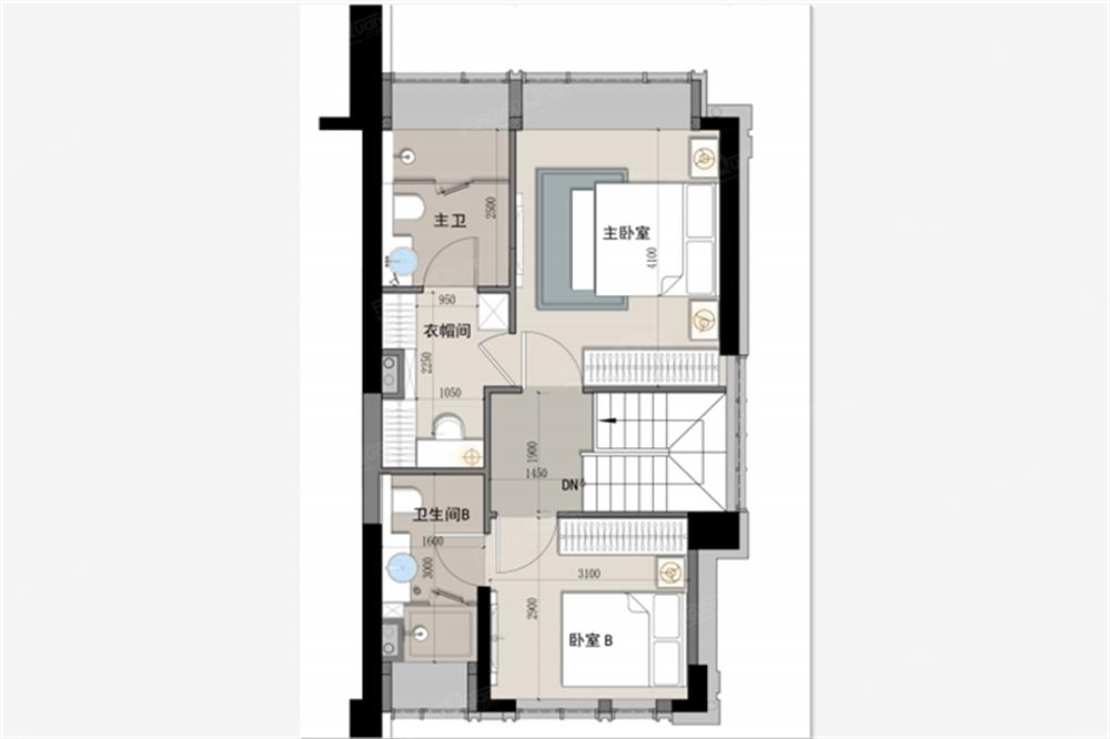 龍華金茂府4室2廳3衛(wèi)160000元/平