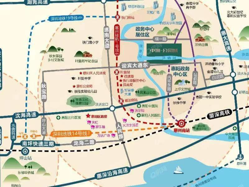 中洲公園城，河谷花園-均價11880元/平