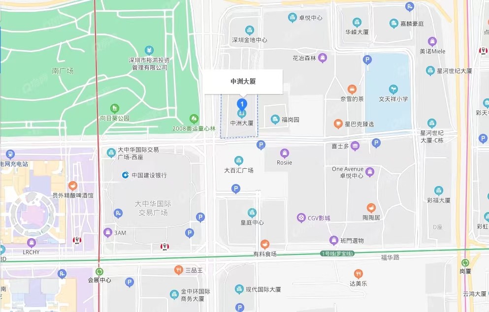 中洲大廈，福崗園二期-均價340元/平