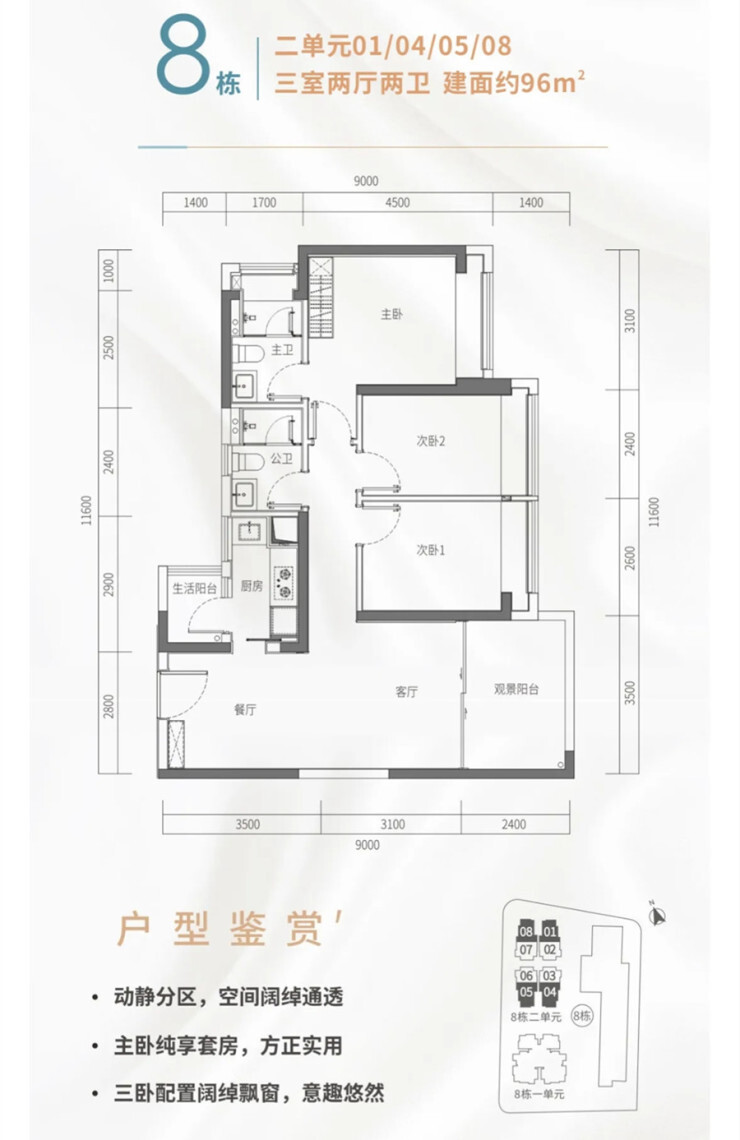 說明會(huì)以中小面積段產(chǎn)品為主